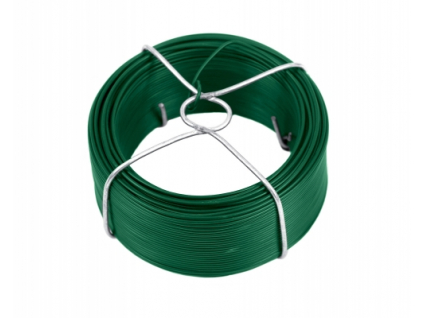 3281 vazaci drat poplastovany zn pvc prumer 1 4 mm 60 m zeleny