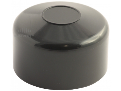 cerna cepicka na plotovy sloupek 60