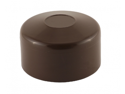 cepicka plotoveho sloupku 38 hneda