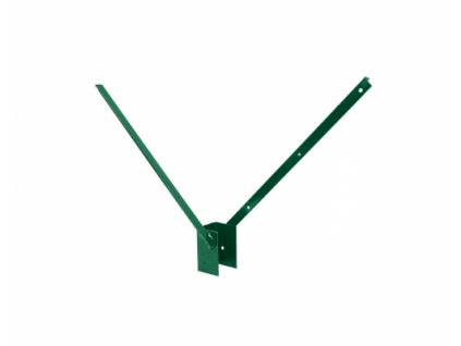 bavolet na ctyrhranny sloupek 60 40 mm oboustranny poplastovany zn pvc 8595068405383