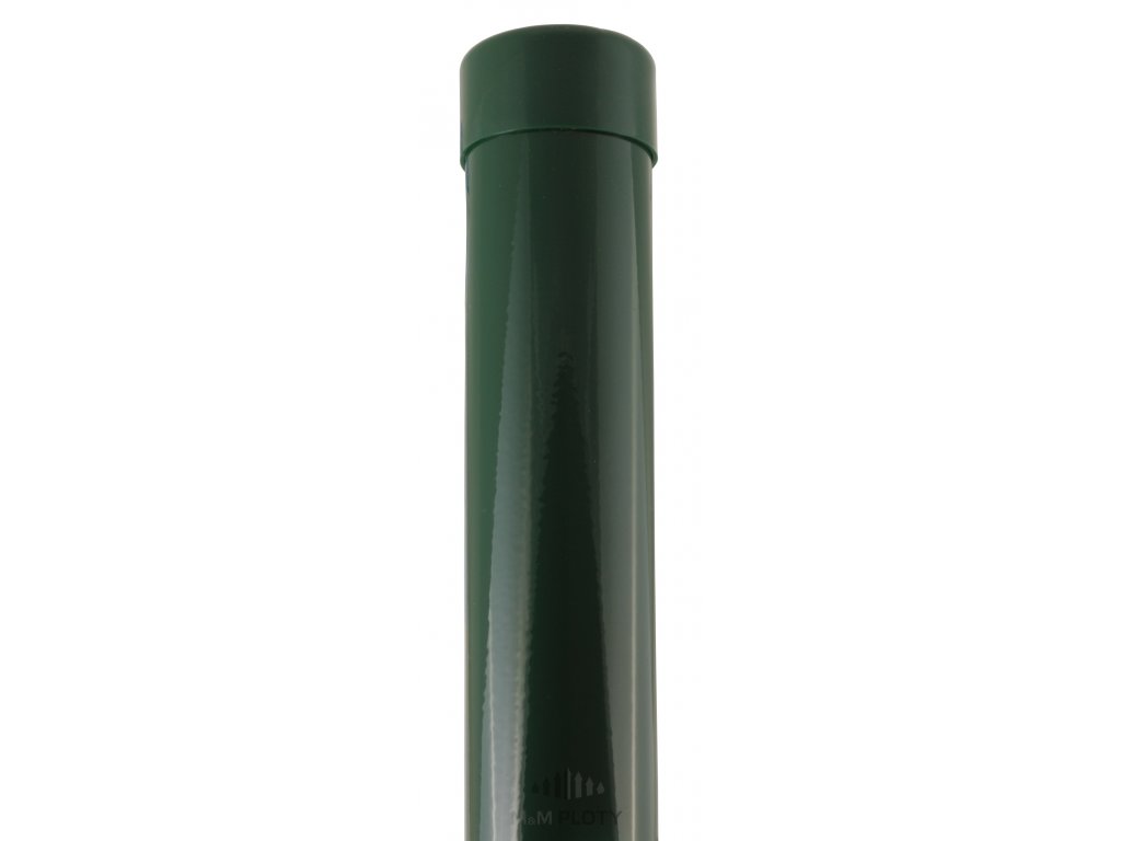 Plotový sloupek zelený, průměr 38 mm, výška 175 cm