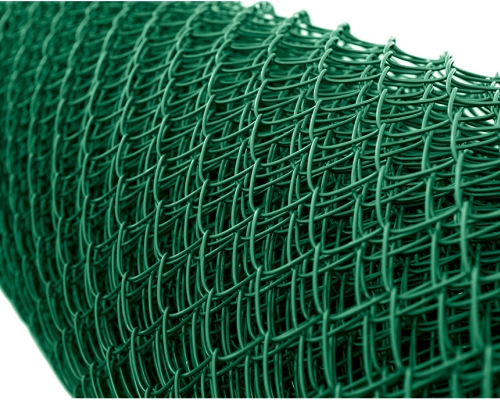 Poplastované pletivo TENIS, bez ND, výška 300 cm, drát 2,7 mm, oko 45x45 mm, PVC, zelené