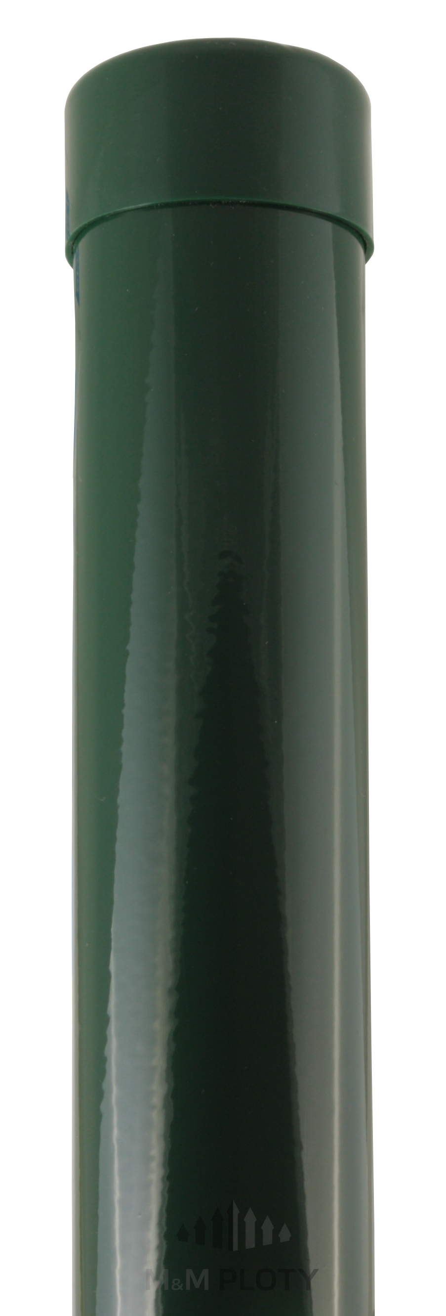 Plotový sloupek zelený, průměr 48 mm, výška 175 cm