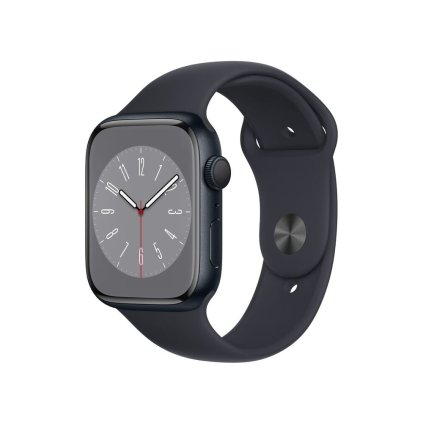 Apple Watch Series 8, 45mm, Midnight, Midnight Sport Band