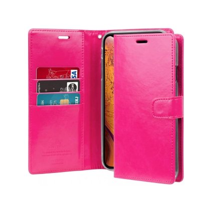 17084 pouzdro kryt pro iphone xs max mercury bluemoon diary hotpink
