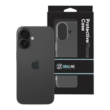 OBAL:ME TPU kryt pro Apple iPhone 16 Transparent