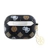 guess pu 4g peony charm pouzdro pro airpods pro 2 black