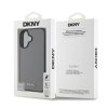 dkny pu leather silver metal logo magsafe zadni kryt pro iphone 16 grey 1 big ies13321188