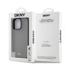 dkny pu leather silver metal logo magsafe zadni kryt pro iphone 16 pro grey 1 big ies13321203