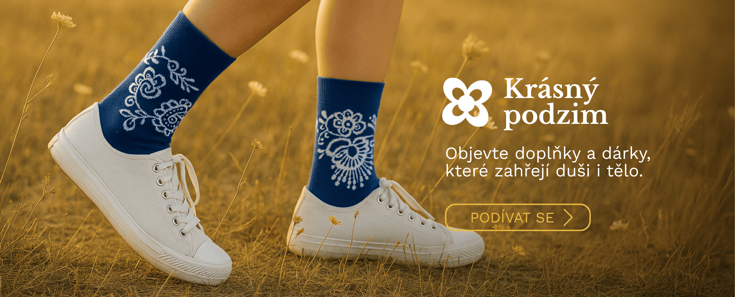 Ponožky s ornamentem