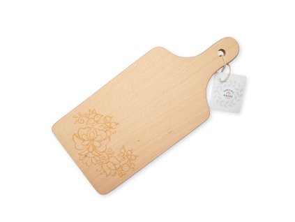 Dřevěné krájecí prkénko s ornamentem