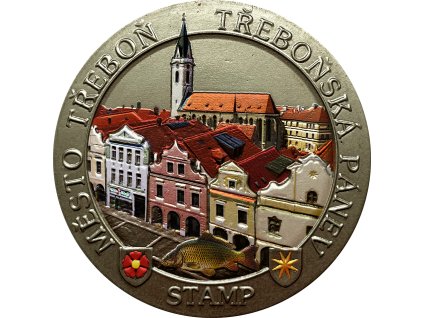 stamp mesto trebon zlata