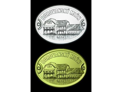 Štítek na hůl No. 115 - Borovanský mlýn