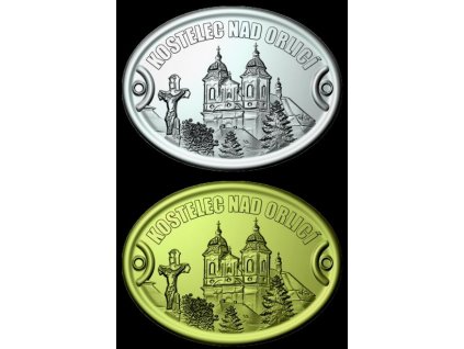 Štítek na hůl No. 131 - Kostelec nad Orlicí