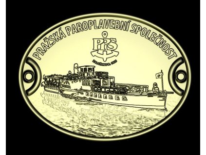 Štítek na hůl No. 22 - Pražská paroplavební společnost