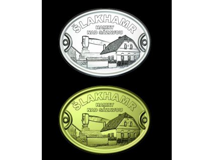 Štítek na hůl No. 98 - Šlakhamr - Hamry nad Sázavou