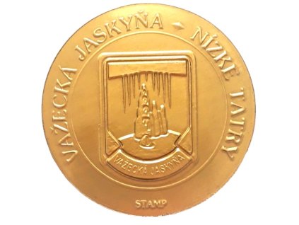 Cool magnetka zlatá nekolorovaná