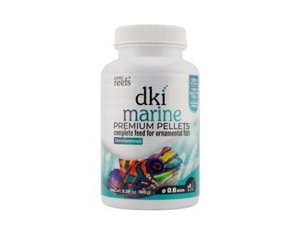 easy reefs dki 06mm 70gr mangime granulare per pesci onnivori di barriera