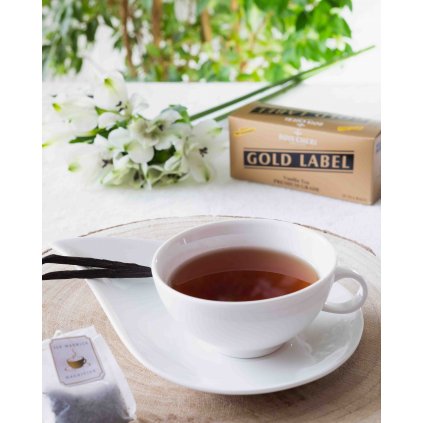 Bois Cheri Gold Label - porcovaný černý čaj v sáčcích s vanilkou, 50g