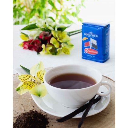 Bois Cheri Trois Pavillons - sypaný černý čaj s vanilkou, 125g