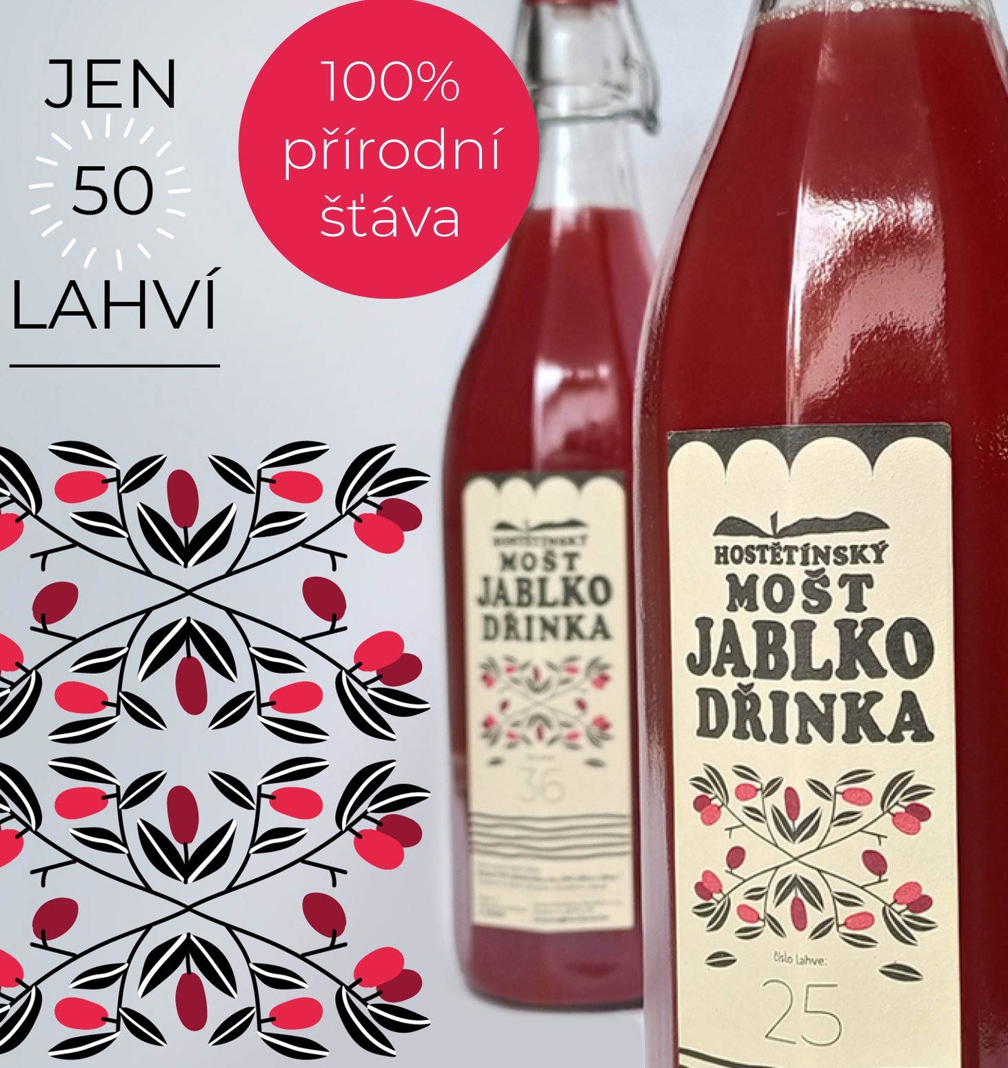 Jablko dřinka – limitovaná edice moštu z Bílých Karpat