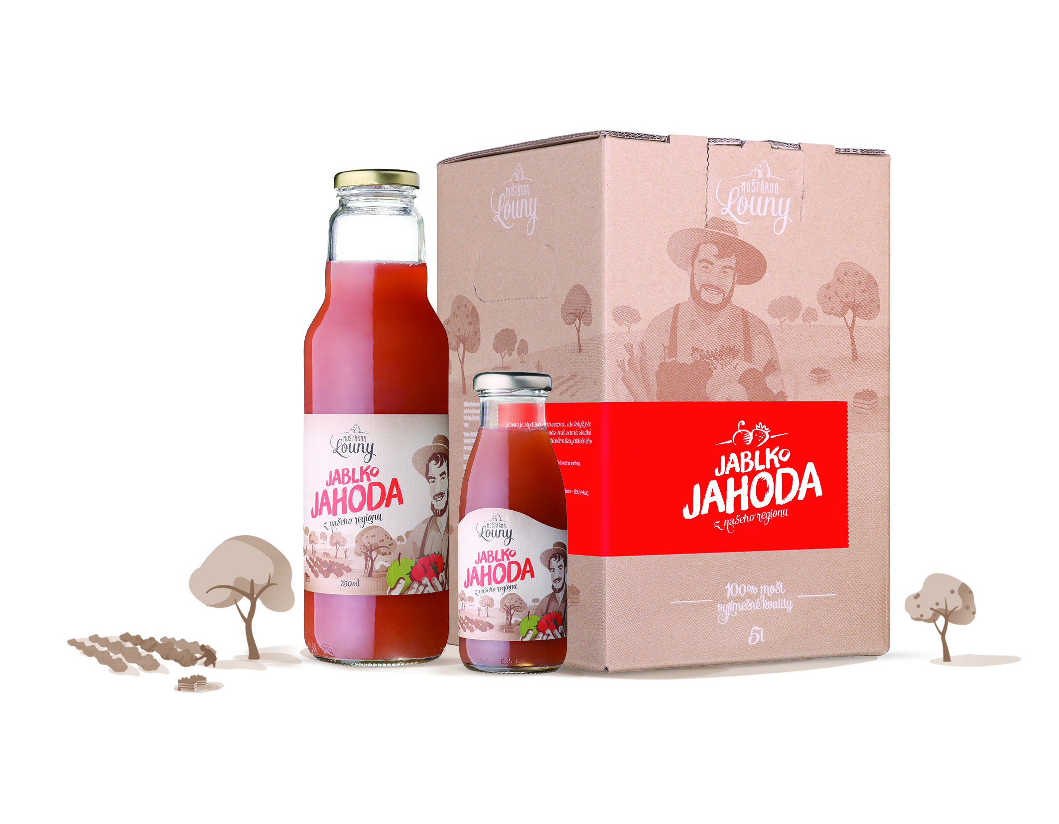 Jablko jahoda 5l montáž