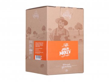 Jablko mrkev 80/20% 5l bag in box