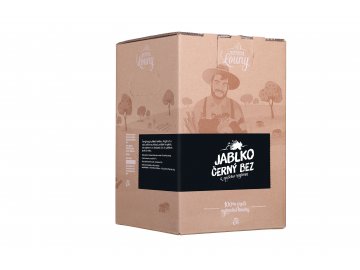Jablko - černý bez 80/20% 5l bag in box
