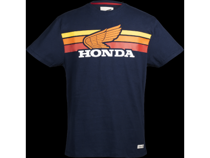 08HOV T18 3 FRONT SUNSET TEE NAVY BLUE