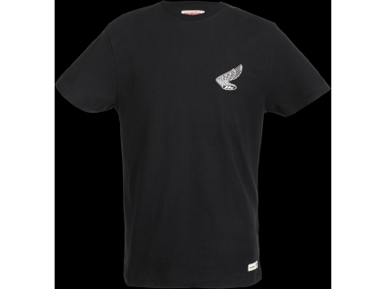 08AUD TTE 003A FRONT HONDA WING HTG LOGO TEE BLACK