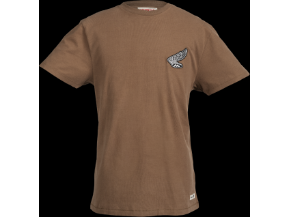 08AUD TTE 003B FRONT HONDA WING HTG LOGO TEE SAND