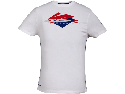 08AUD NTE 002W FRONT HONDA TRIBUTE CBR TEE WHITE