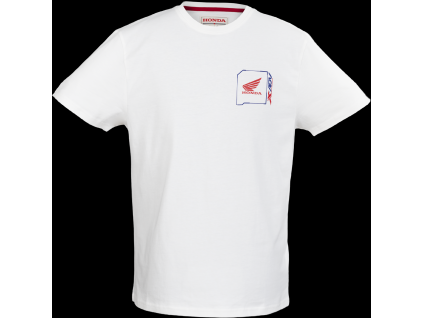 08AUD TEE 011B FRONT HONDA TRIBUTE XADV TEE WHITE