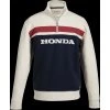 08AUD THD 002 FRONT HONDA HTG QUARTER ZIP TRICOLOUR