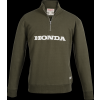 08AUD THD 002A FRONT HONDA HTG QUARTER ZIP OLIVE GREEN