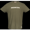08AUD TTE 002B FRONT HONDA LOGO LETTERING HTG TEE OLIVE GREEN