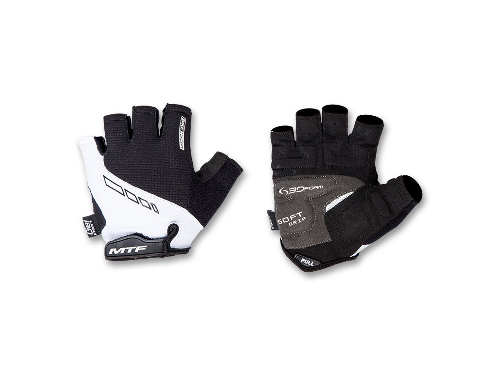 1431 gel cycling gloves black white size xl