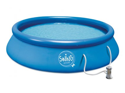 Swing pool with CF web