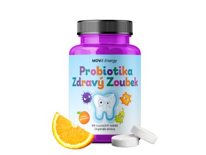 CZ V3 8594202102171 Probiotika pro děti ZDRAVÝ ZOUBEK, 60 cucavých tablet mockup (1)