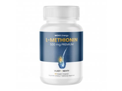 CZ/SK MOVit Methionin PREMIUM 500 mg, 90 Veggie kapslí