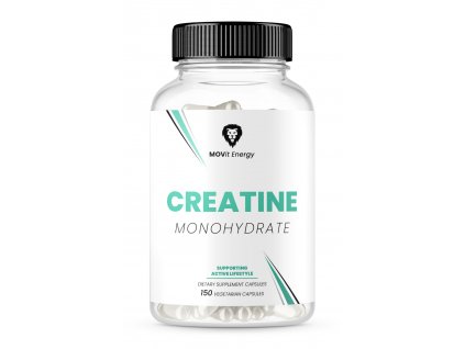 MOVit Kreatin monohydrát, 150 vegetariánských kapslí