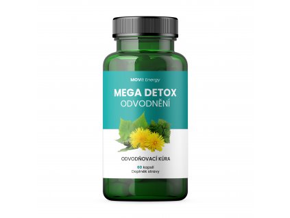 MOVit MEGA DETOX ODVODNĚNÍ, 60 kapslí