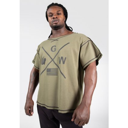 90542409 sheldon work out top army green 5