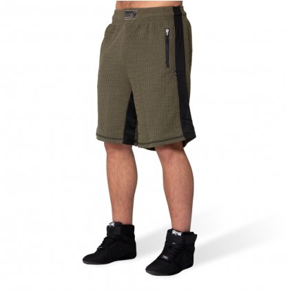 augustine old school shorts army green