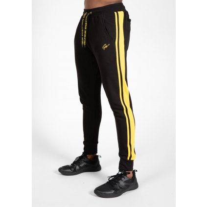 90961920 banks pants black yellow 5