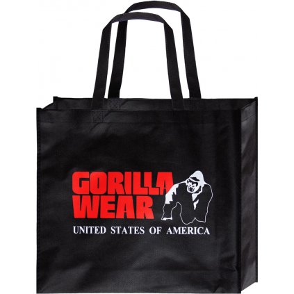 non woven gorilla wear bag black red small 10 pieces poly pack