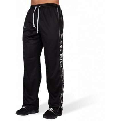 functional mesh pants black white