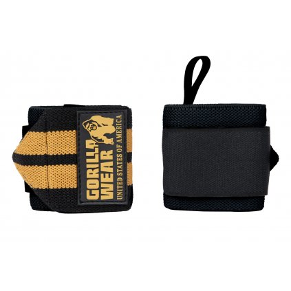 9919592209 wrist wraps pro black gold 1