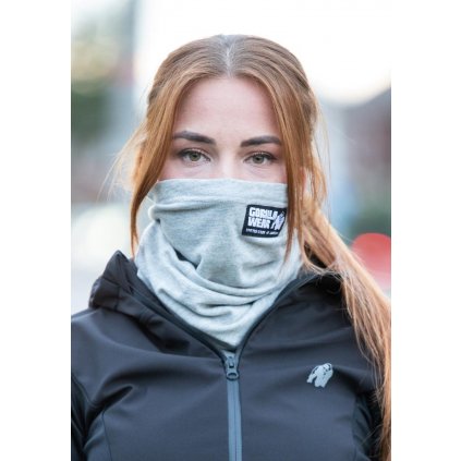 alaska neck warmer gray