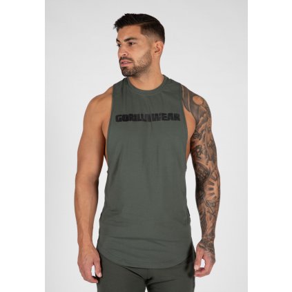 90136400 milo drop armhole tank top green